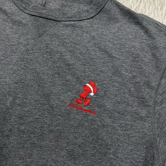 Disney parks gray lightweight crewneck sweater top size xl - Picture 3 of 5